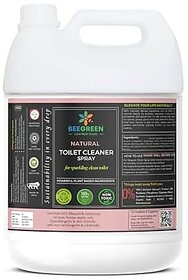 Beegreen Natural Toilet Cleaner Spray- 5L | Removal of Tough Stains And Bad Odor | Plant based Ingredients | Chemical Free | Sulphates And Paraben Free