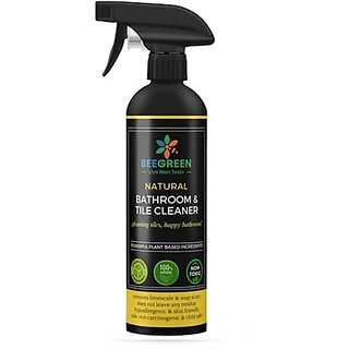 Beegreen Natural Bathroom And Tile Cleaner- 500 ml | Eco-Friendly And Biodegradable | 100% Natural And Plant based | Non Toxic | Chemical Free | Alcohol And Sulphates Free | Family Safe (500 ml)