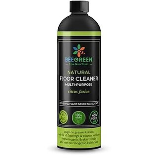 Beegreen Natural Floor Cleaner Multi-Purpose- 500 ml | Eco-Friendly And Biodegradable | Limescale Remover| 100% Plant based | Non Toxic | Chemical Free | Family Safe