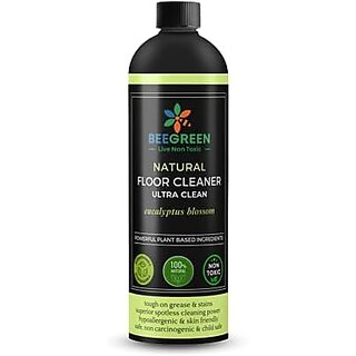Beegreen Natural Floor Cleaner Ultra Clean 500 ml | Eco-Friendly And Biodegradable | 100% Natural And Plant based | Non Toxic | Chemical Free | Alcohol And Sulphates Free | Family Safe