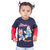 Kid Kupboard Cotton Baby Girls T-Shirt, Multicolor, Full-Sleeves, Crew Neck, 2-3 Years KIDS5694