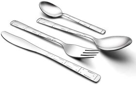 APAAR CUTLERY 6PCS SET DESERT SPOON HALF BAMBOO