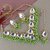 LUCKY JEWELLERY Back Meenakari Gold Plated Light Green Tika, Earring Kundan Choker Necklace Set (1122-J5SK-1698-LG)