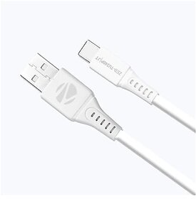 Zebronics Zeb-Tu240P Usb To Type C2.4 Amps 18Watts1 Meter Charge And Syncpvc(White).