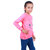 Kid Kupboard Cotton Girls Sweatshirt, Light Pink, Full-Sleeves, Crew Neck, 7-8 Years KIDS5703