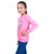 Kid Kupboard Cotton Girls Sweatshirt, Light Pink, Full-Sleeves, Crew Neck, 7-8 Years KIDS5703