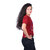 Kid Kupboard Cotton Girls T-Shirt, Red, Half-Sleeves, Crew Neck, 12-13 Years KIDS5707
