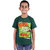 Kid Kupboard Cotton Boys T-Shirt, Dark Green, Half-Sleeves, Crew Neck, 7-8 Years KIDS5714