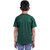 Kid Kupboard Cotton Boys T-Shirt, Dark Green, Half-Sleeves, Crew Neck, 7-8 Years KIDS5714