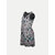 Girls Grey AOP Printed Sleeveless Frock