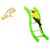 Birds Toys Curve Acrylic Ladder - Good for Fun  Play for Grey Parrot Conure Cockatiel Love Birds budgerigars  Finches