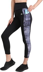 Ninq Printed Women Multicolor Tights