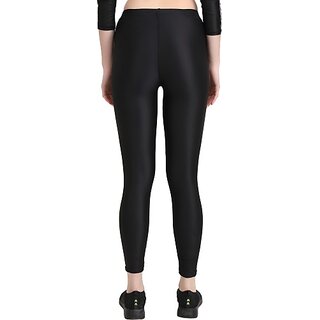 Ninq Solid Women Black Tights