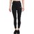 Ninq Printed Women Black Tights
