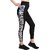 Ninq Printed Women Black Tights
