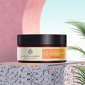 Beauty-N-Earth Mattifying Sunscreen Mousee SPF 50, 50ml