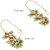 LUCKY JEWELLERY Designer Back Meena Gold Plated Kundan Mint Color Tika Earrings for Girls  women (319-J5E2K-1811-MNT)