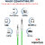 USB AUX Audio Cable Adapter for Computer, Laptop, Smartphone, and Tablet