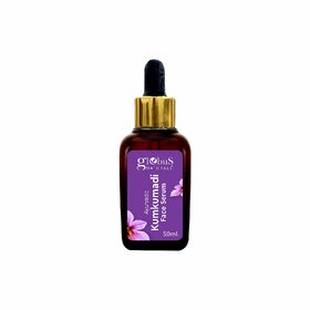 Globus Naturals Ayurvedic Kumkumadi Skin Lightening Face Serum, Enriched with Saffron & Lotus Extract, Chemical Free, Cruelty Free, Suitable For All Skin Types, 50 ml