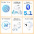 TMB Airpod Pro5 Mini Buds Big Bass with 32H Playback  Al-Enhanced Calls Earbuds - White
