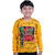 Kid Kupboard Cotton Boys Sweatshirt, Yellow, Full-Sleeves, Crew Neck, 6-7 Years KIDS5719