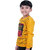 Kid Kupboard Cotton Boys Sweatshirt, Yellow, Full-Sleeves, Crew Neck, 6-7 Years KIDS5719