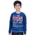 Kid Kupboard Cotton Boys Sweatshirt, Blue, Full-Sleeves, Crew Neck, 7-8 Years KIDS5720