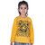 Kid Kupboard Cotton Baby Girls Sweatshirt, Dark Yellow, Full-Sleeves, Crew Neck, 4-5 Years KIDS5732