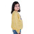 Kid Kupboard Cotton Girls Sweatshirt, Yellow, Full-Sleeves, Crew Neck, 6-7 Years KIDS5734