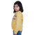 Kid Kupboard Cotton Girls Sweatshirt, Yellow, Full-Sleeves, Crew Neck, 6-7 Years KIDS5734