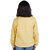 Kid Kupboard Cotton Girls Sweatshirt, Yellow, Full-Sleeves, Crew Neck, 6-7 Years KIDS5734