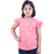 Kid Kupboard Cotton Girls Top, Pink, Short-Sleeves, 6-7 Years KIDS5737
