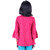 Kid Kupboard Cotton Girls Kurti, Pink, Full-Sleeves, 7-8 Years KIDS5738