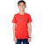 One Sky Boys Printed Pure Cotton T Shirt (Red, Pack of 1)