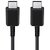 EXAMOB Type C to C Cable - 3.28 Feet (1 Meter) Compatible for all Smartphone Devices - Black