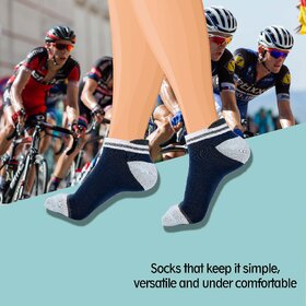 Sarvatr Ultimate Comfort Unisex Solid Ankle-Length Cotton Lupi Socks  Free Size for Men and Women (pack of 5)