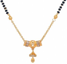 Arch Fashion Gold Plated Brass  Copper Festive/Designer Mangalsutra