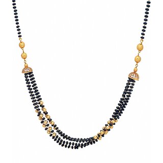 Arch Fashion Gold Plated Brass  Copper Festive/Designer Mangalsutra