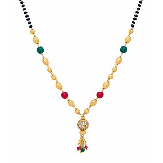 Arch Fashion Gold Plated Brass  Copper Festive/Designer Mangalsutra