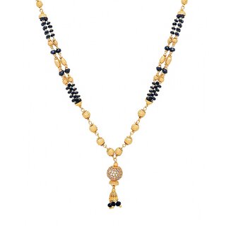 Arch Fashion Gold Plated Brass  Copper Festive/Designer Mangalsutra
