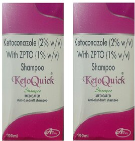 Ketoquick Anti Dandruff Shampoo Pack Of-2