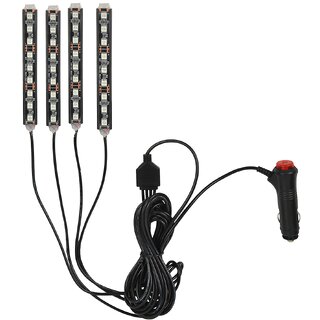 Romic-10002  Railly Ice Blue Led Lights Car Interior Led Light  Set Of 4,