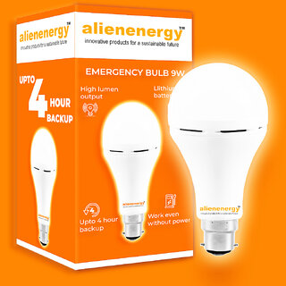 Alien Energy Inverter Led Bulb, Emergency Led Bulb, 9W Cool White Bulb