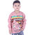Kid Kupboard Cotton Boys Sweatshirt, Pink, Full-Sleeves, Crew Neck, 6-7 Years KIDS5758