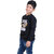 Kid Kupboard Cotton Boys Sweatshirt, Black, Full-Sleeves, Crew Neck, 9-10 Years KIDS5761