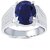 Natural Certified 8.25 Ratti Or 7.4 Carat Natural Blue Sapphire Ring (Nilam/Neelam Stone Silver Ring) 100 Original Good Quality Gemstone For Man And Woman