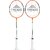 Scorpion Badminton Racquet Classic Pack Of 2 Pc (Orange)  Classic Badminton Rackets Pack Of 2 Pc