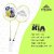 Scorpion Kia Badminton Racquet Kit Including 2 Pc Kia Racquet With 10 Pc Kia Shuttlecock