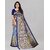 Svb Saree Women Blue Printed Art Silk Regular Saree With Blouse