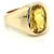7.25 Ratti 6.50 Carat A+ Quality Natural Yellow Sapphire Pukhraj Gemstone Ring For Women's And Men's